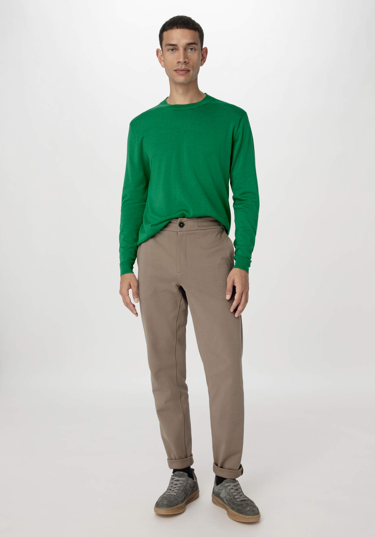 hessnatur Herren Jersey-Hose TINO Regular aus Bio-Baumwolle - braun Grösse56 hessnatur Herren Jersey-Hose TINO Regular aus Bio-Baumwolle - braun Grösse56 von hessnatur