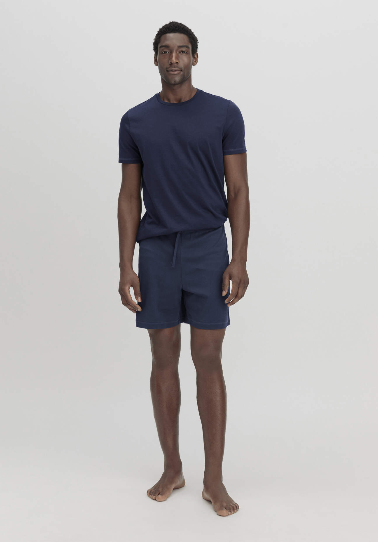 hessnatur Herren Schlafshorts Relaxed PURE NATURE aus Bio-Baumwolle - blau Grösse48 hessnatur Herren Schlafshorts Relaxed PURE NATURE aus Bio-Baumwolle - blau Grösse48 von hessnatur