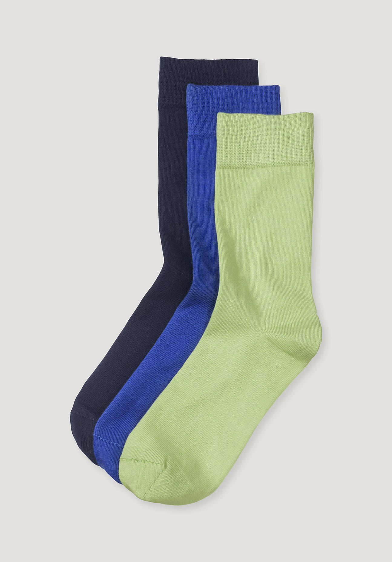 hessnatur Herren-Socken aus Bio-Baumwolle - blau Grösse43-45 von hessnatur