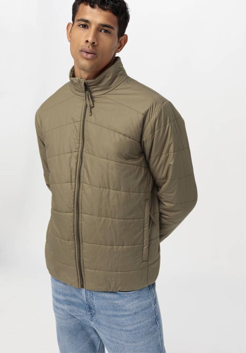 hessnatur Herren Jacke Nature Shell mit Lavalan® Wattierung - beige Grösse50 von hessnatur