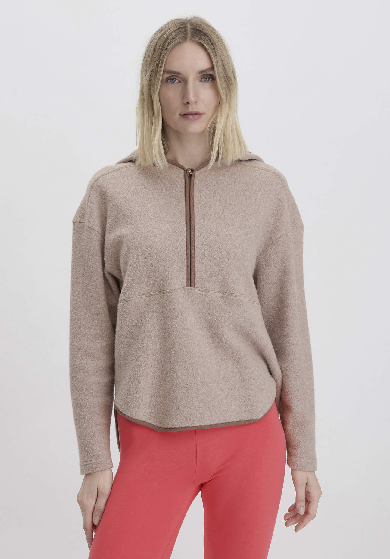 hessnatur Loungewear Fleece Hoodie Relaxed ACTIVE LIGHT aus Bio-Baumwolle - beige GrösseS hessnatur Loungewear Fleece Hoodie Relaxed ACTIVE LIGHT aus Bio-Baumwolle - beige GrösseS von hessnatur