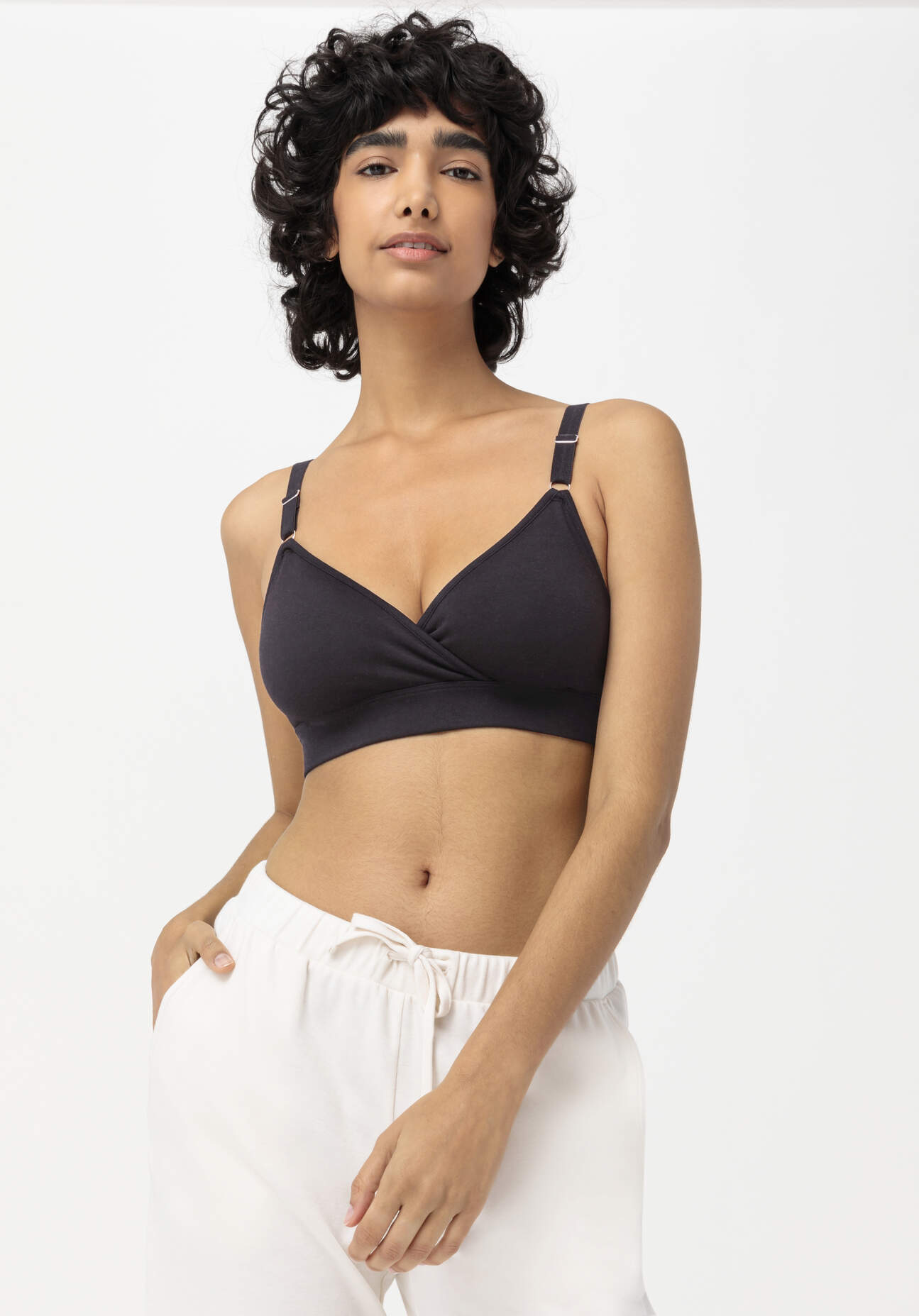 hessnatur Damen Still-Bustier aus Bio-Baumwolle - schwarz GrösseL hessnatur Damen Still-Bustier aus Bio-Baumwolle - schwarz GrösseL von hessnatur