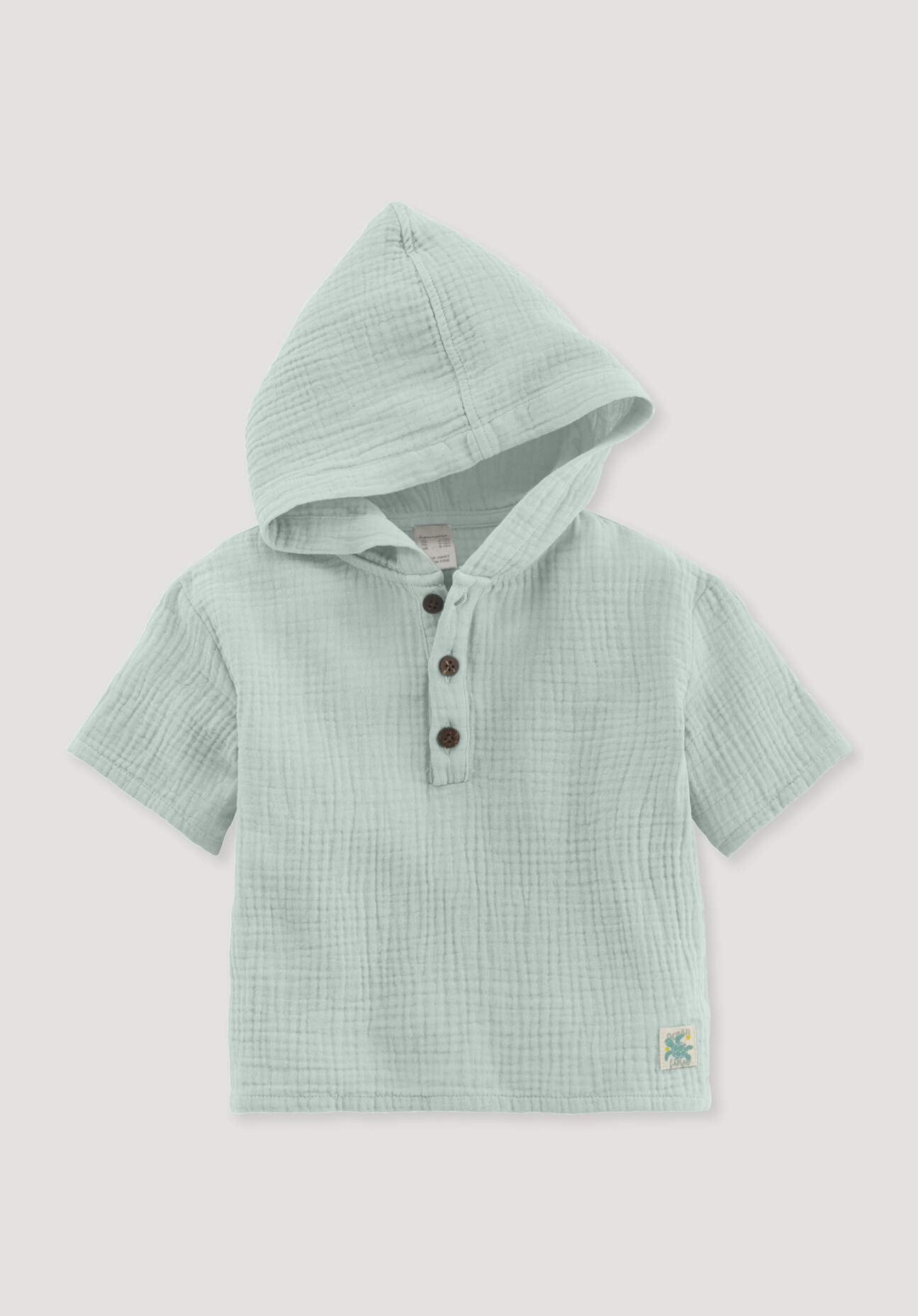 hessnatur Baby Musselin Shirt Regular aus Bio-Baumwolle - grün Grösse86/92 hessnatur Baby Musselin Shirt Regular aus Bio-Baumwolle - grün Grösse86/92 von hessnatur