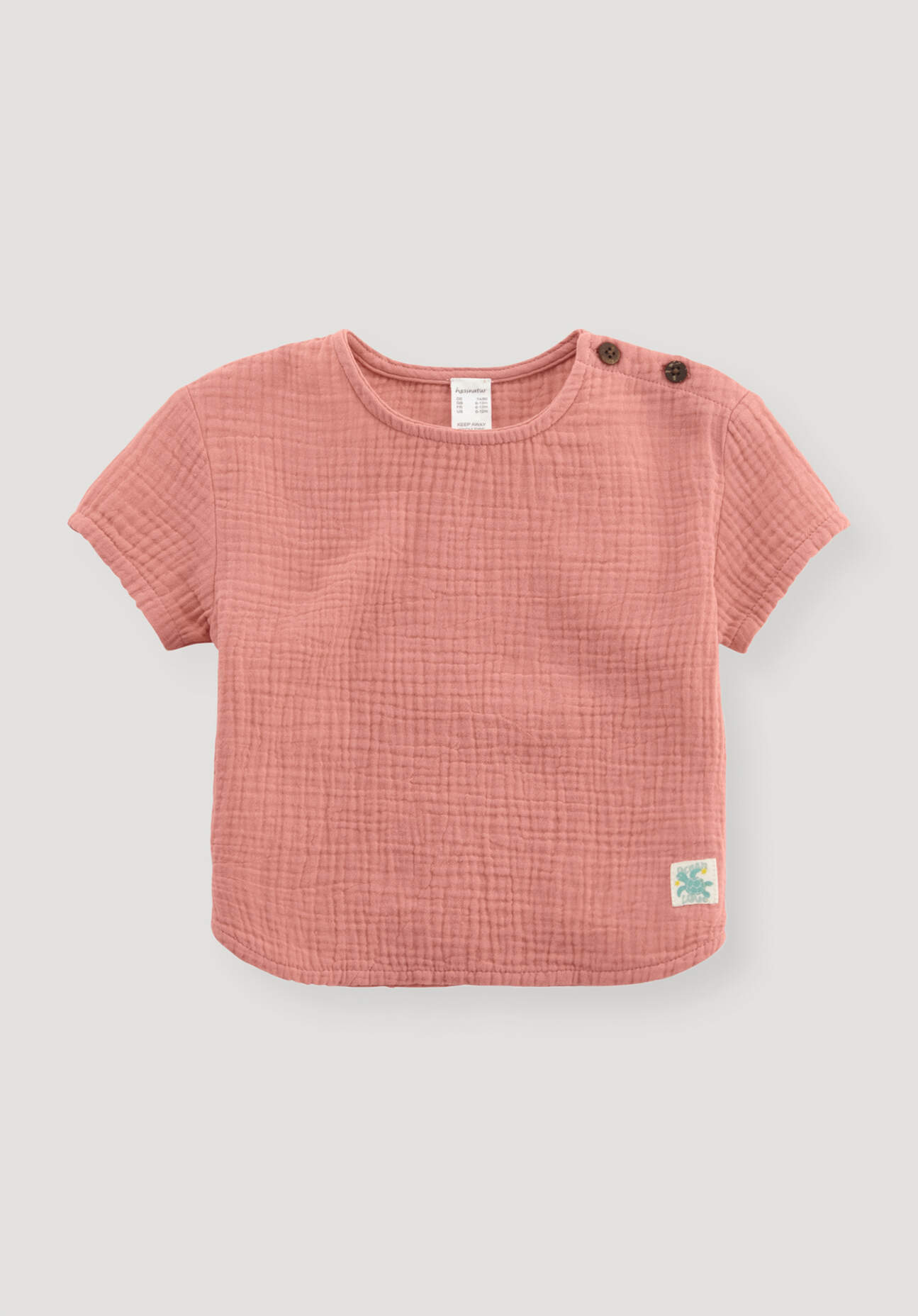 hessnatur Baby Musselin Shirt Regular aus Bio-Baumwolle - rosa Grösse62/68 hessnatur Baby Musselin Shirt Regular aus Bio-Baumwolle - rosa Grösse62/68 von hessnatur