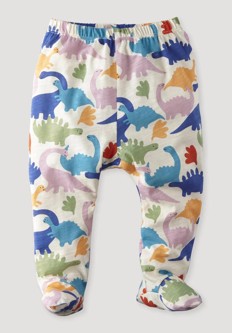 hessnatur Baby Pyjama Regular aus Bio-Baumwolle - blau Grösse86/92 von hessnatur