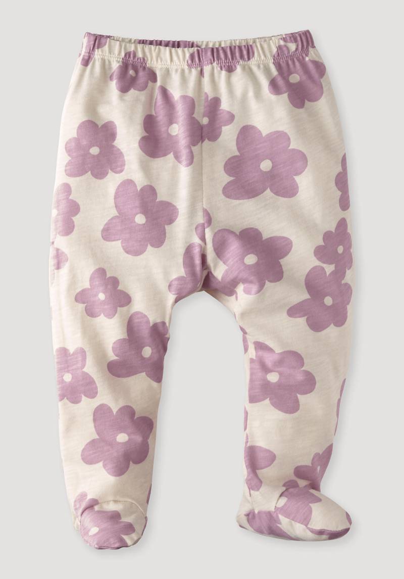 hessnatur Baby Pyjama Regular aus Bio-Baumwolle - rosa Grösse98/104 von hessnatur