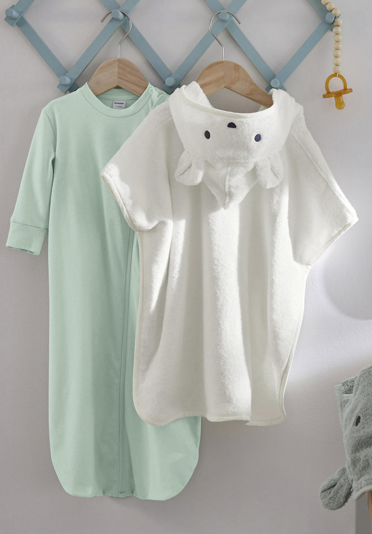 hessnatur Baby Schlafsack aus Bio-Baumwolle - grün Grösse90 cm hessnatur Baby Schlafsack aus Bio-Baumwolle - grün Grösse90 cm von hessnatur