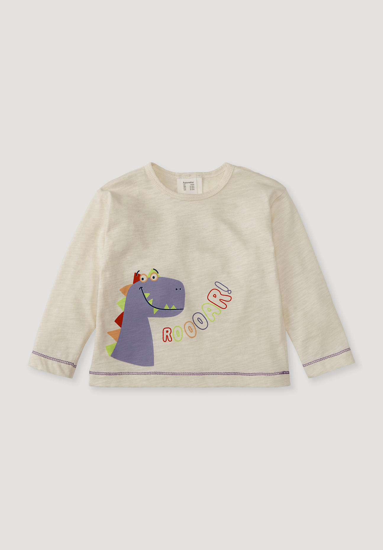 hessnatur Baby Shirt - lila Grösse86/92 von hessnatur