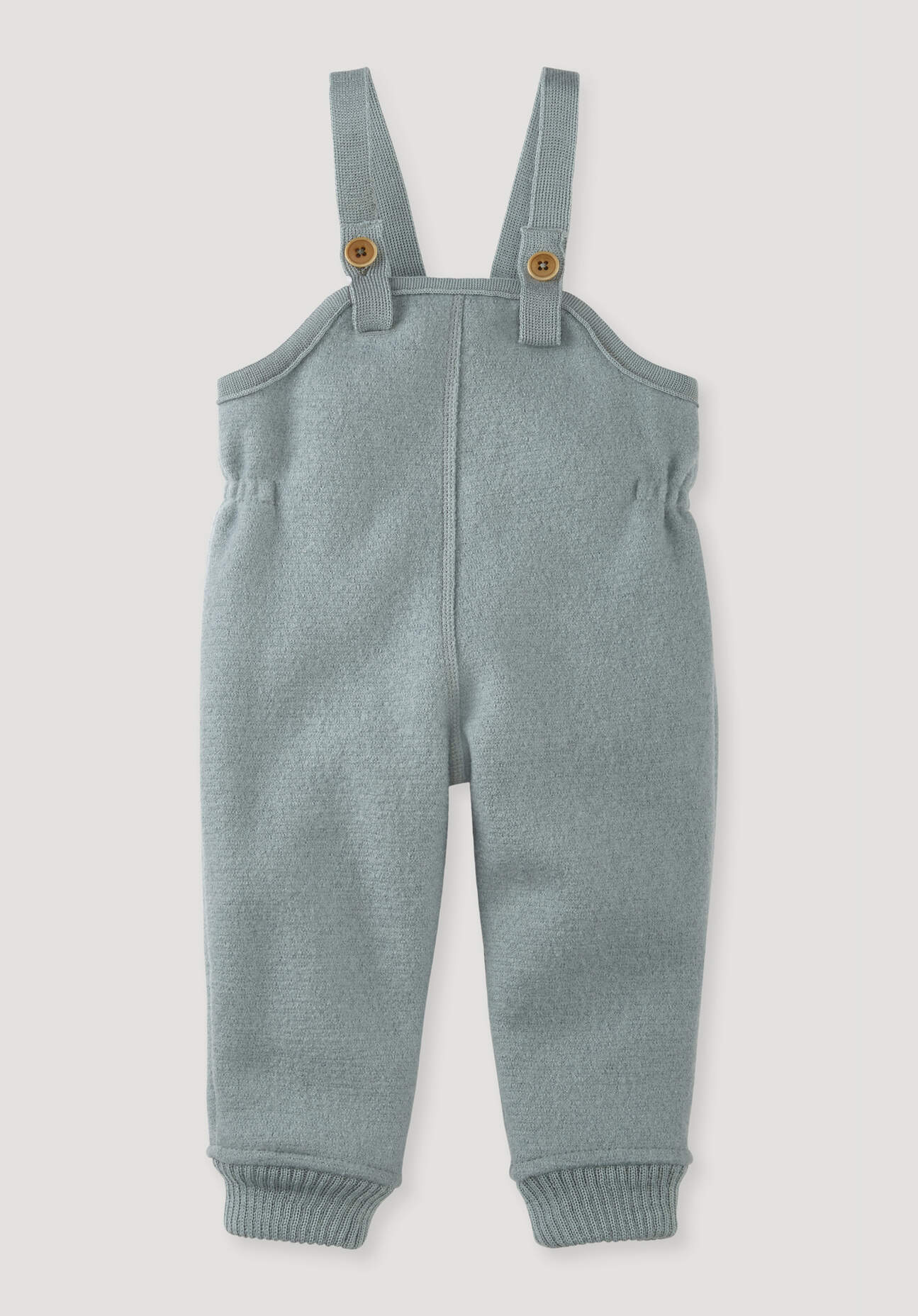 hessnatur Baby Walkhose Relaxed aus Bio-Merinowolle - grün Grösse62/68 von hessnatur