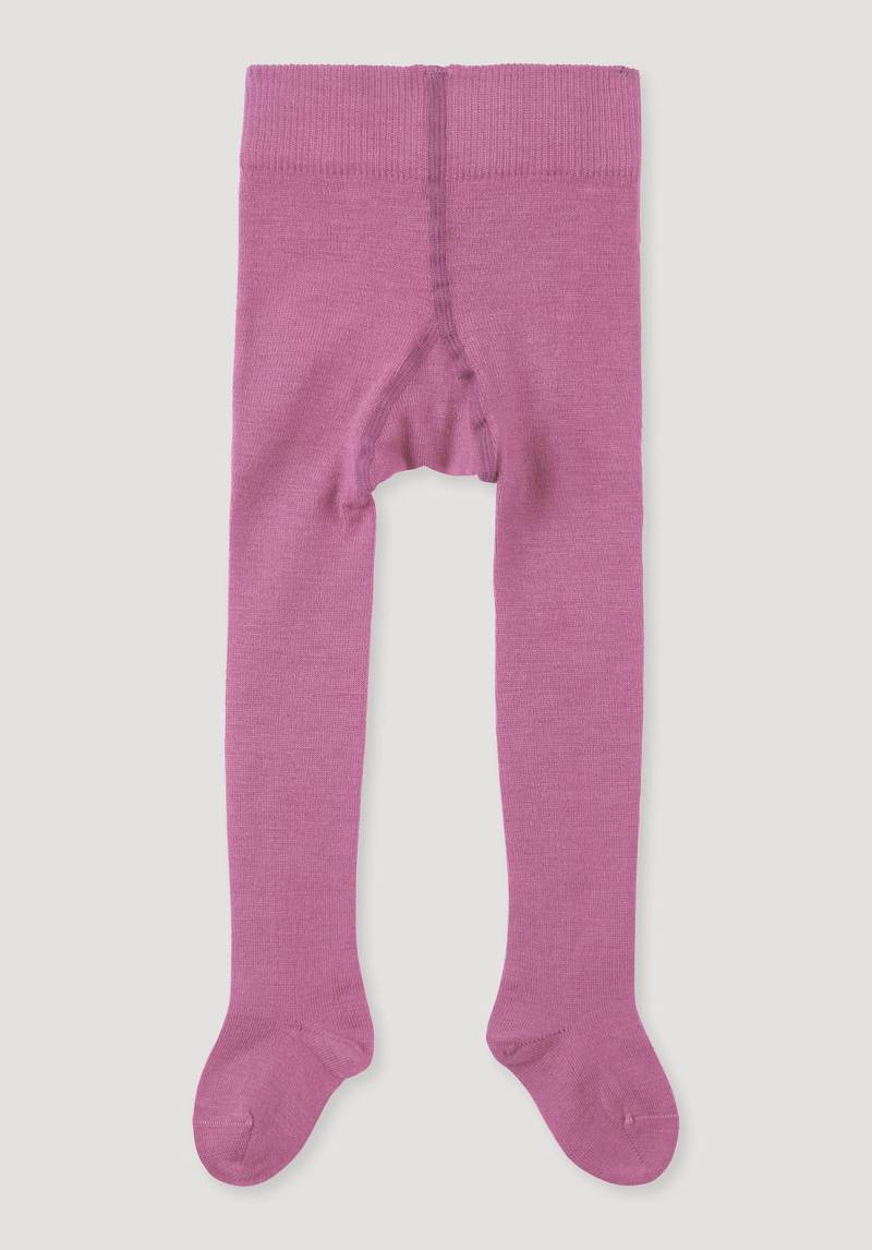 hessnatur Baby Woll-Strumpfhose aus Bio-Merino- mit Bio-Baumwolle - rosa Grösse74/80 von hessnatur