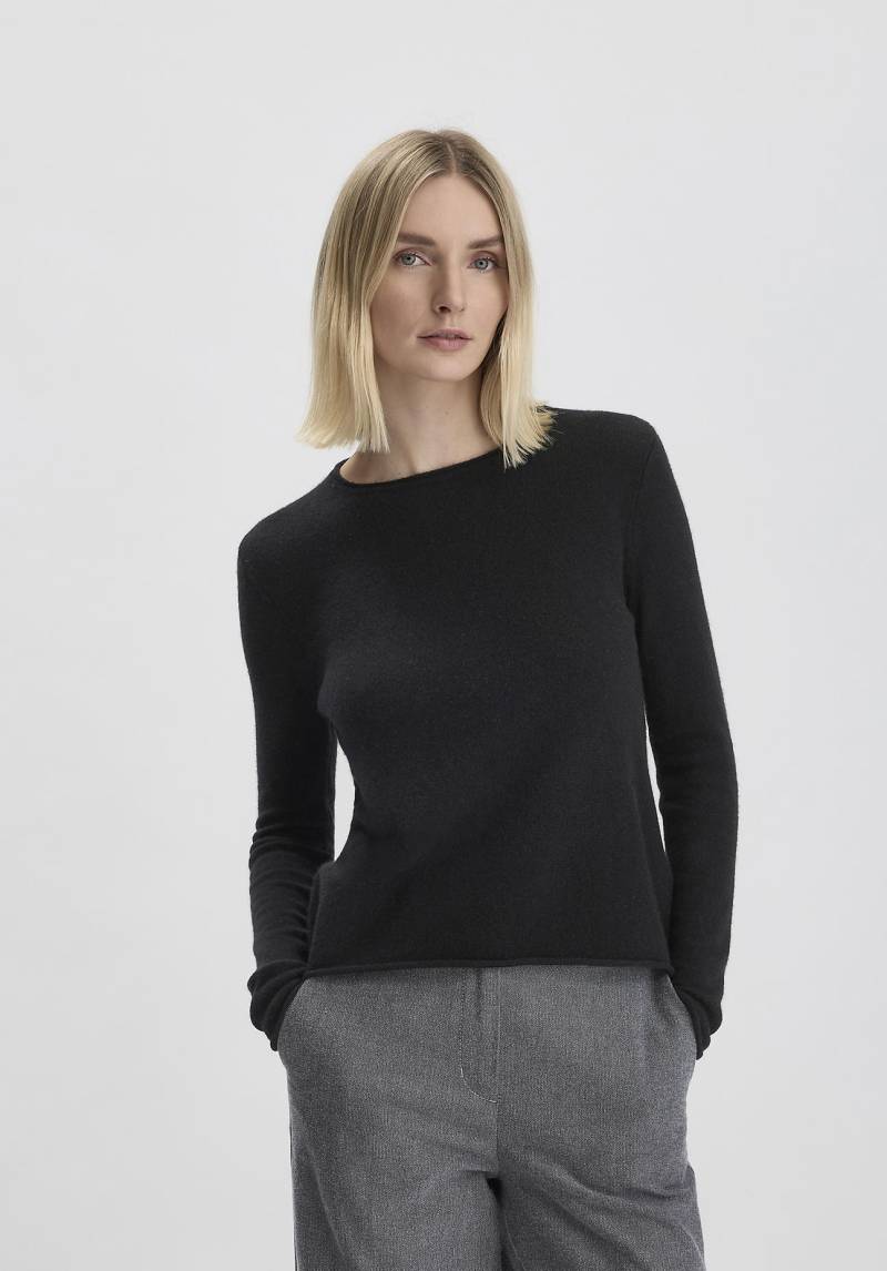 hessnatur Damen FTC × HESSNATUR Pullover Regular aus Kaschmir - schwarz GrösseXS von hessnatur