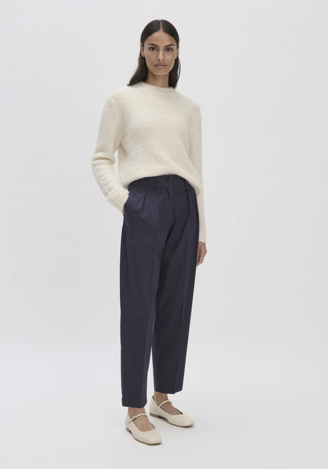 hessnatur Damen Hose Ballon Relaxed aus Bio-Baumwolle - blau Grösse44 hessnatur Damen Hose Ballon Relaxed aus Bio-Baumwolle - blau Grösse44 von hessnatur