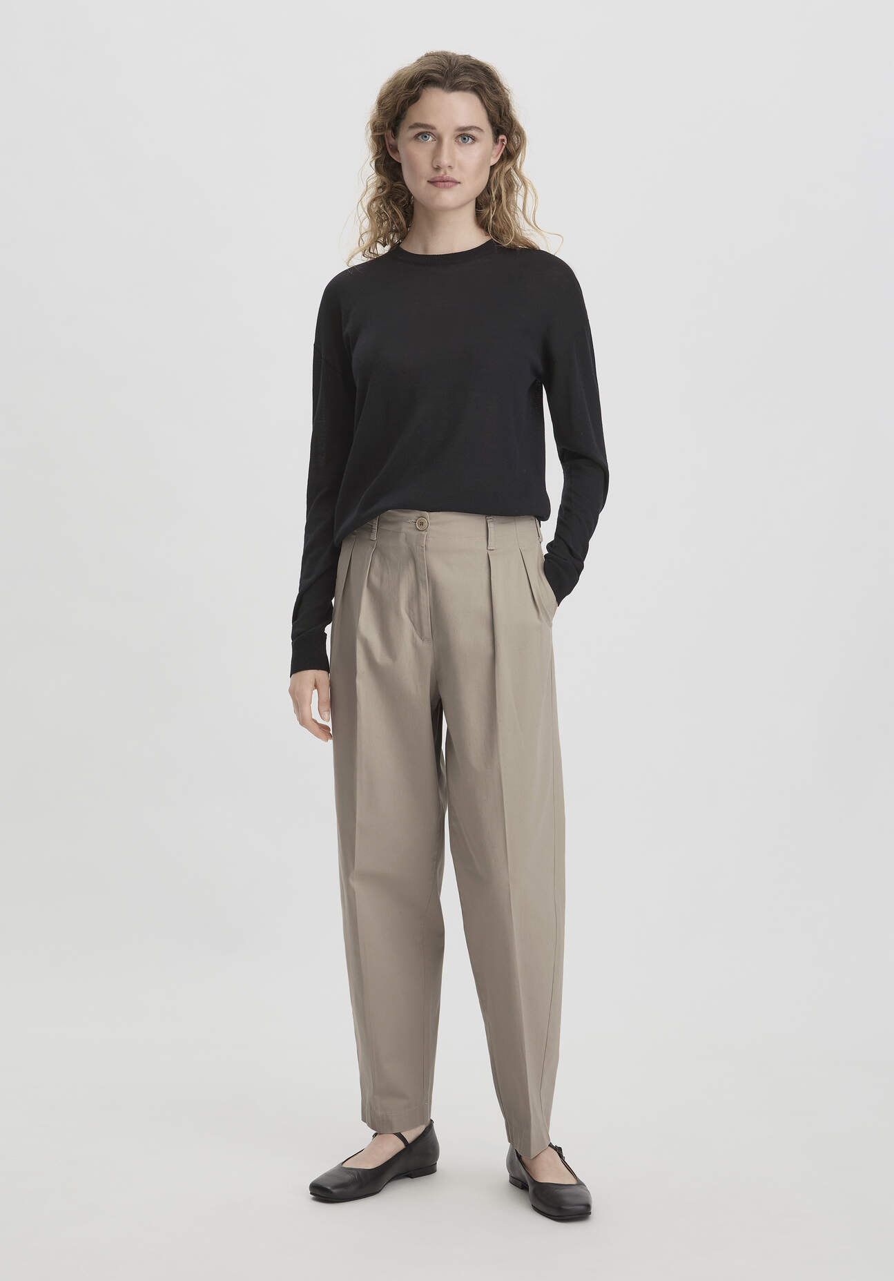 hessnatur Damen Hose Ballon Relaxed aus Bio-Baumwolle - beige Grösse36 hessnatur Damen Hose Ballon Relaxed aus Bio-Baumwolle - beige Grösse36 von hessnatur