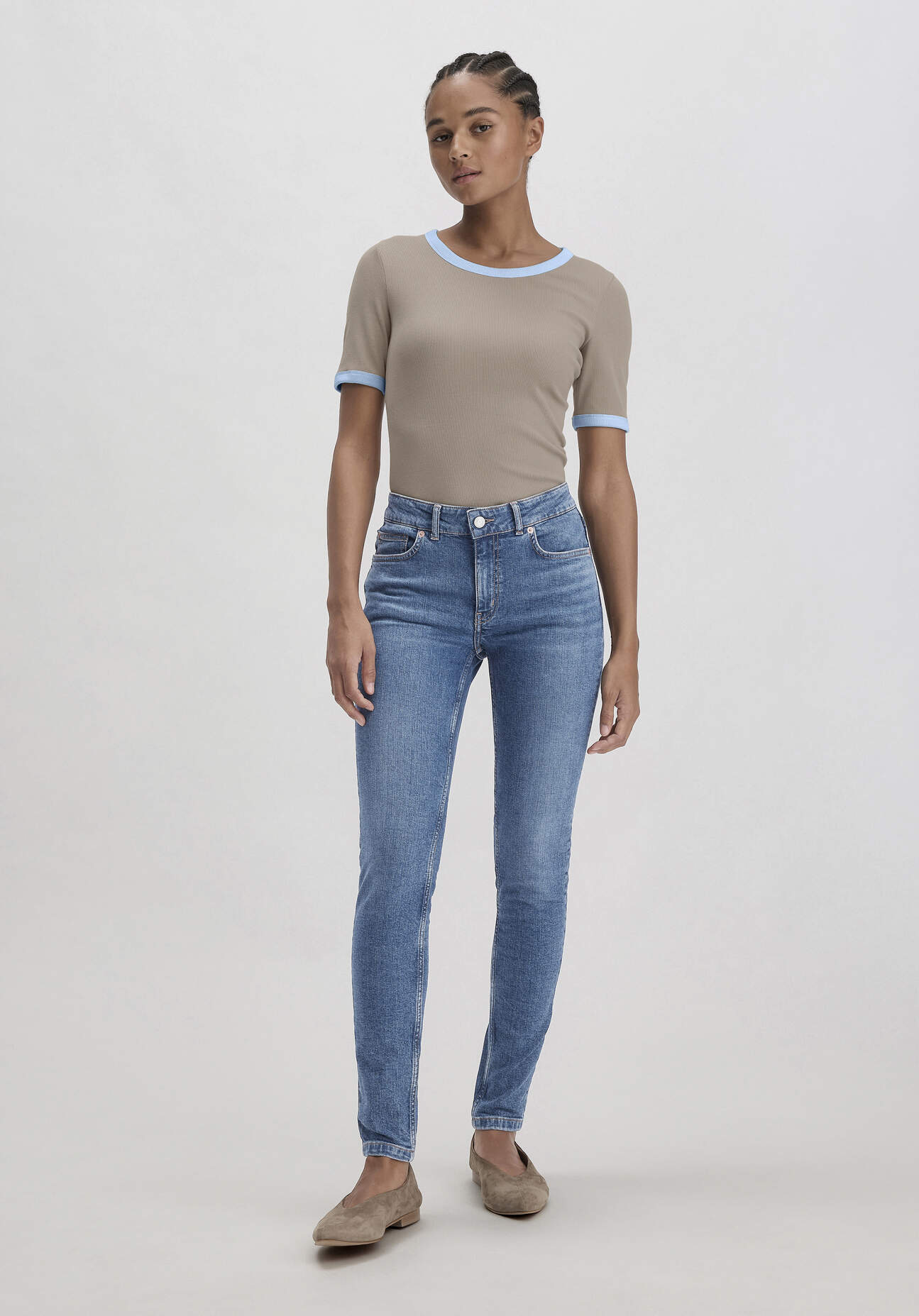 hessnatur Damen Jeans LINA Mid Rise Skinny aus Bio-Denim - blau Grösse31/32 hessnatur Damen Jeans LINA Mid Rise Skinny aus Bio-Denim - blau Grösse31/32 von hessnatur