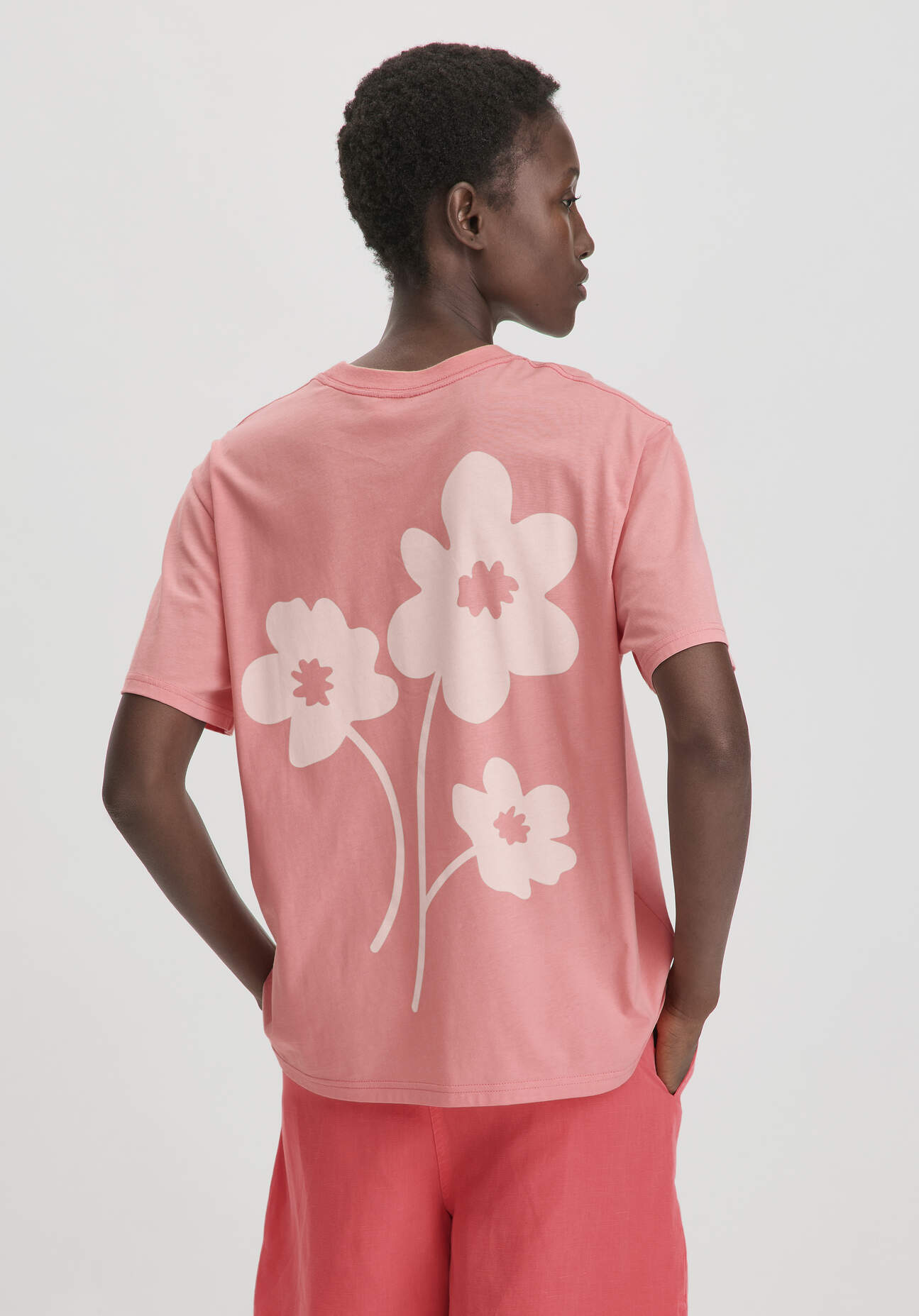 hessnatur Damen Print T-Shirt Oversize aus Bio-Baumwolle - rosa Grösse40 hessnatur Damen Print T-Shirt Oversize aus Bio-Baumwolle - rosa Grösse40 von hessnatur