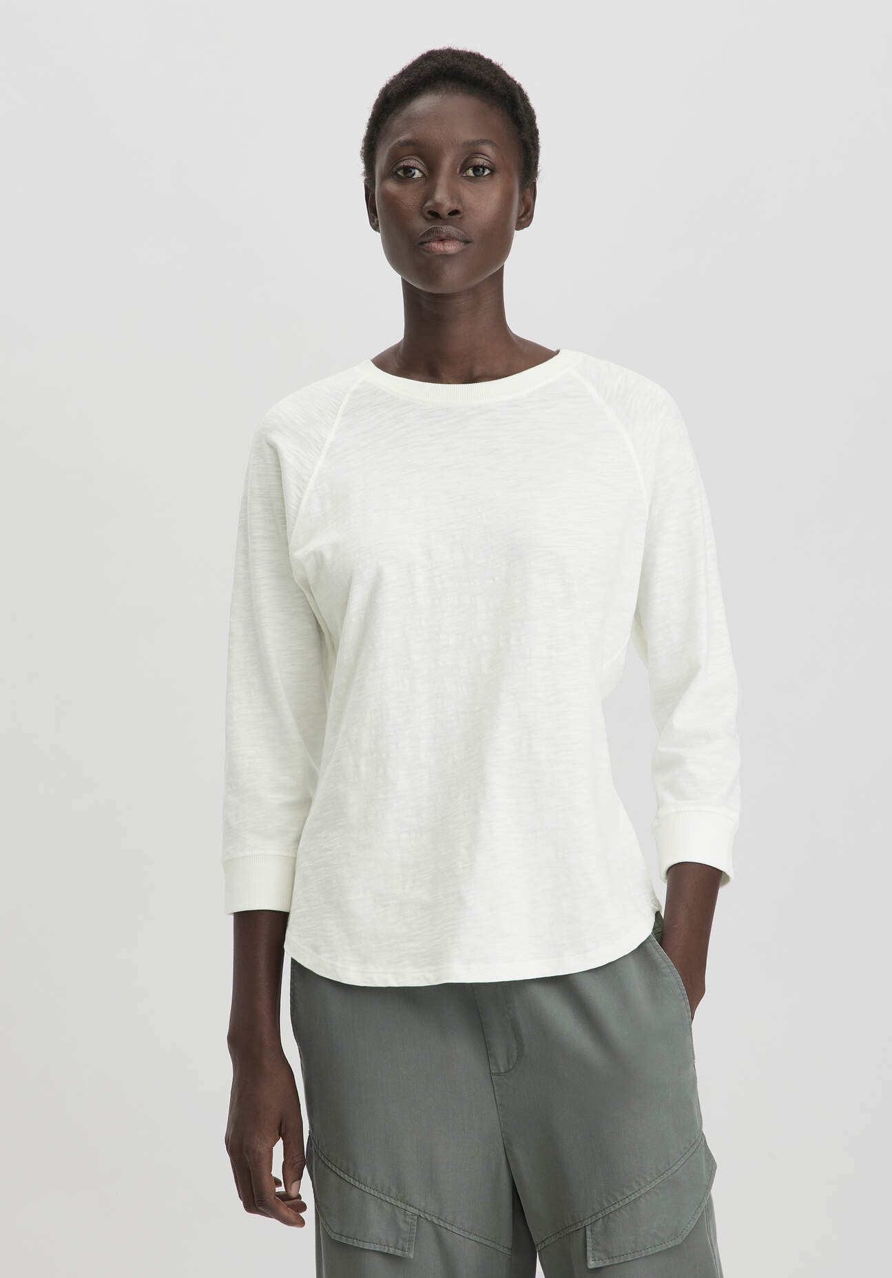 hessnatur Damen Slub Shirt Regular aus Bio-Baumwolle - weiß Grösse40 hessnatur Damen Slub Shirt Regular aus Bio-Baumwolle - weiß Grösse40 von hessnatur