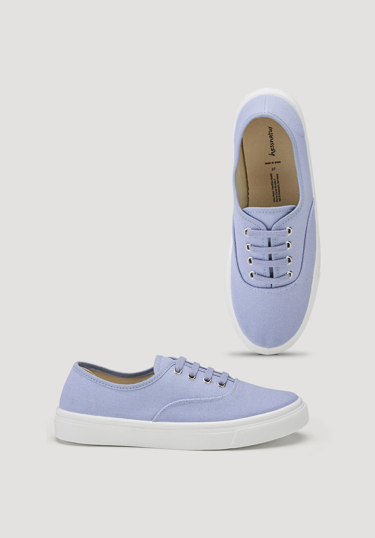 hessnatur Damen Sneaker Canvas - lila Grösse39 hessnatur Damen Sneaker Canvas - lila Grösse39 von hessnatur