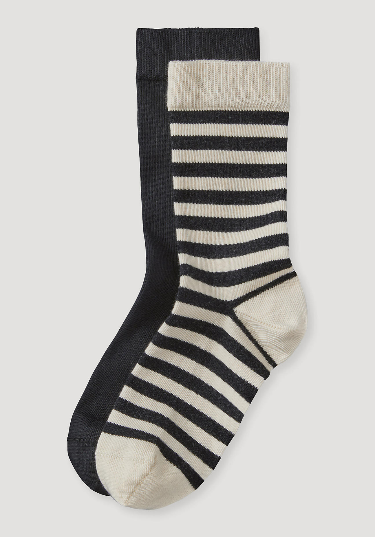 hessnatur Damen-Socken im aus Bio-Baumwolle - naturfarben Grösse35-37 von hessnatur