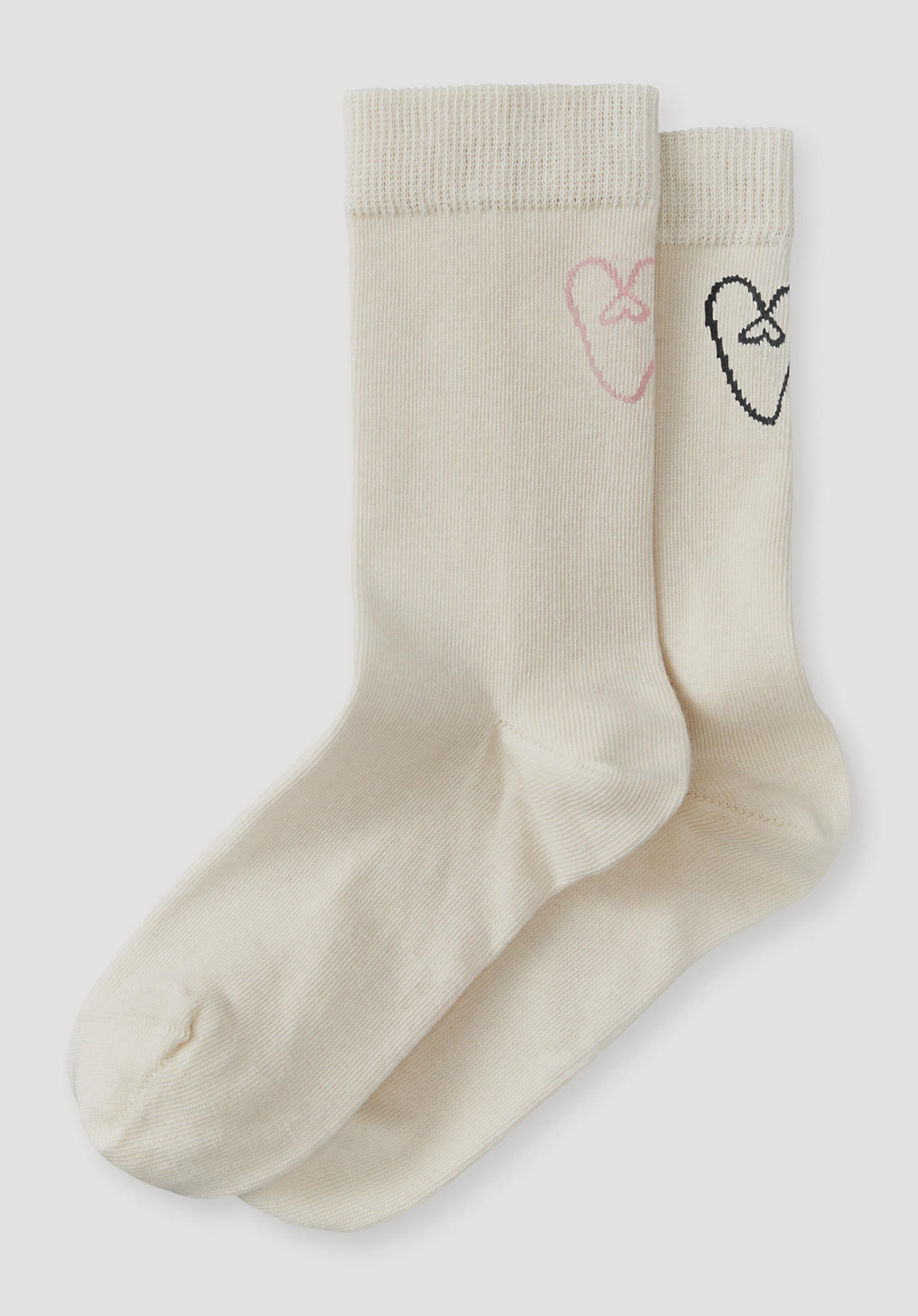 hessnatur Damen-Socken im aus Bio-Baumwolle - weiß Grösse35-37 von hessnatur