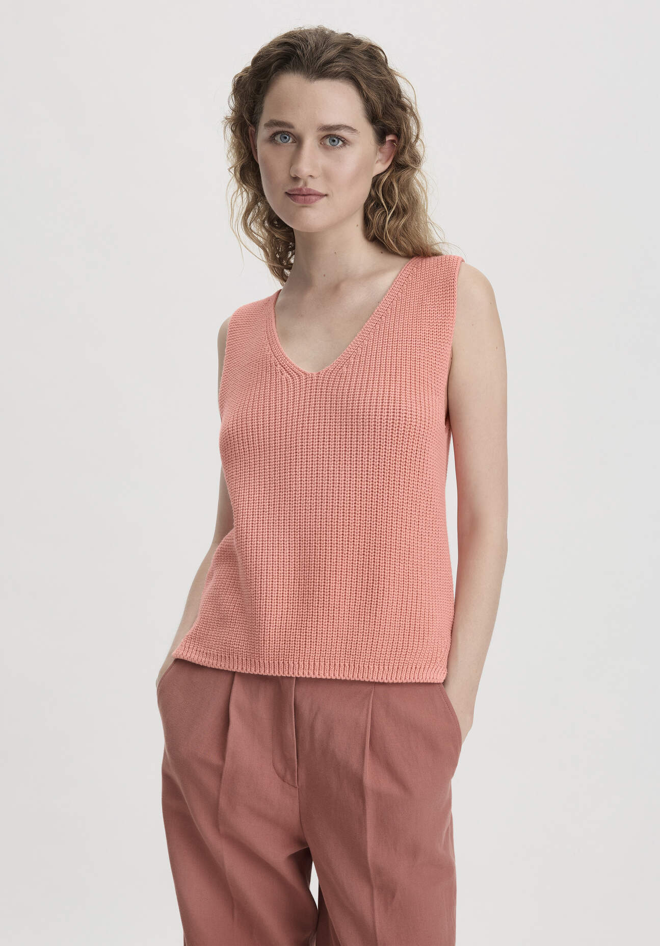 hessnatur Damen Strick Top Regular aus Bio-Baumwolle - rosa GrösseM hessnatur Damen Strick Top Regular aus Bio-Baumwolle - rosa GrösseM von hessnatur
