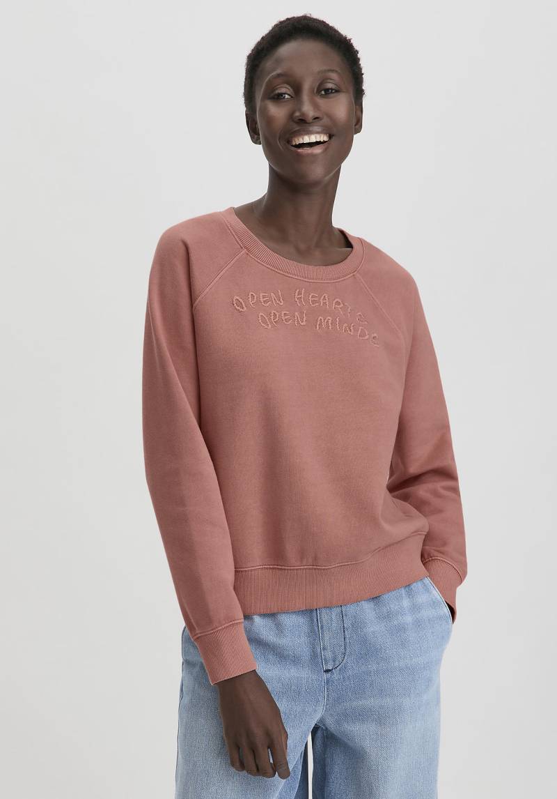 hessnatur Damen Sweatshirt Oversize aus Bio-Baumwolle - braun GrösseL von hessnatur