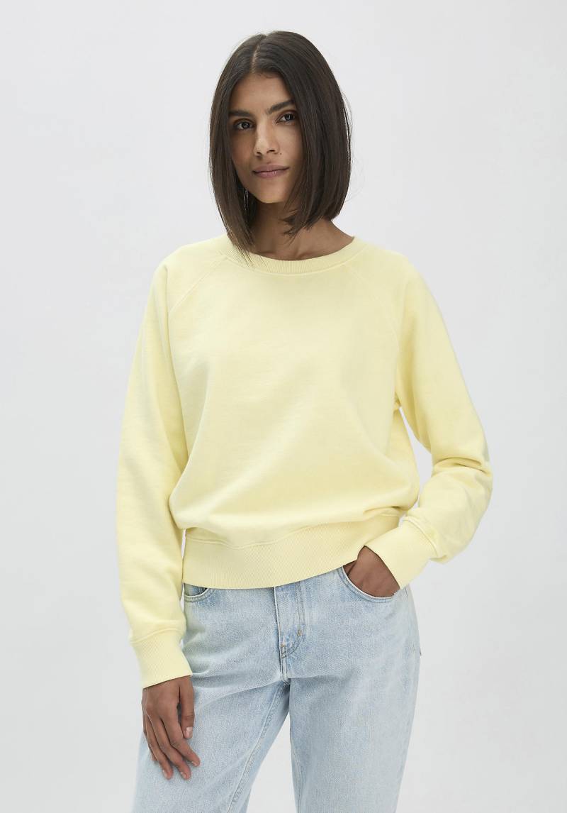 hessnatur Damen Sweatshirt Oversize aus Bio-Baumwolle - gelb GrösseM von hessnatur