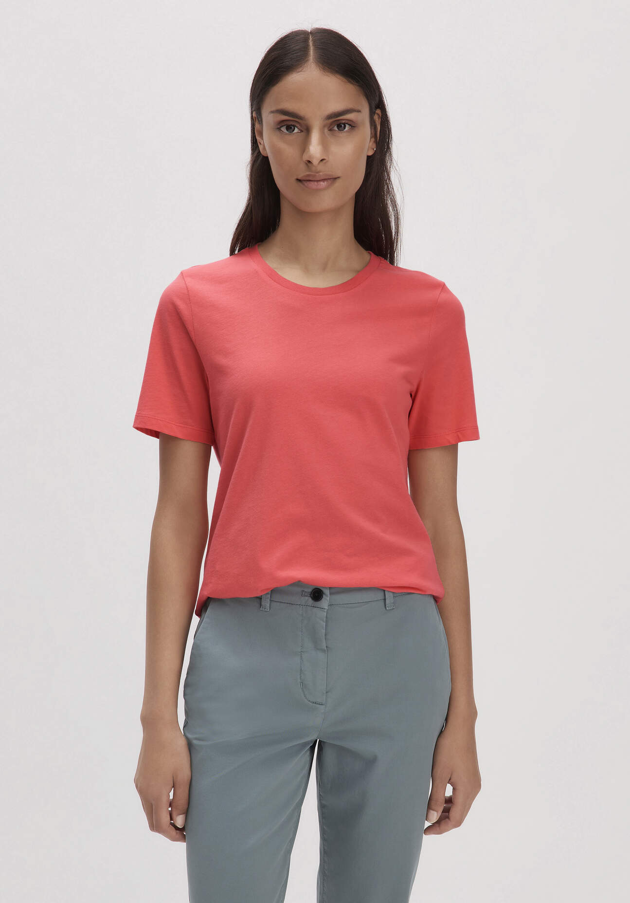 hessnatur Damen T-Shirt Regular aus Bio-Baumwolle - rot Grösse44 hessnatur Damen T-Shirt Regular aus Bio-Baumwolle - rot Grösse44 von hessnatur