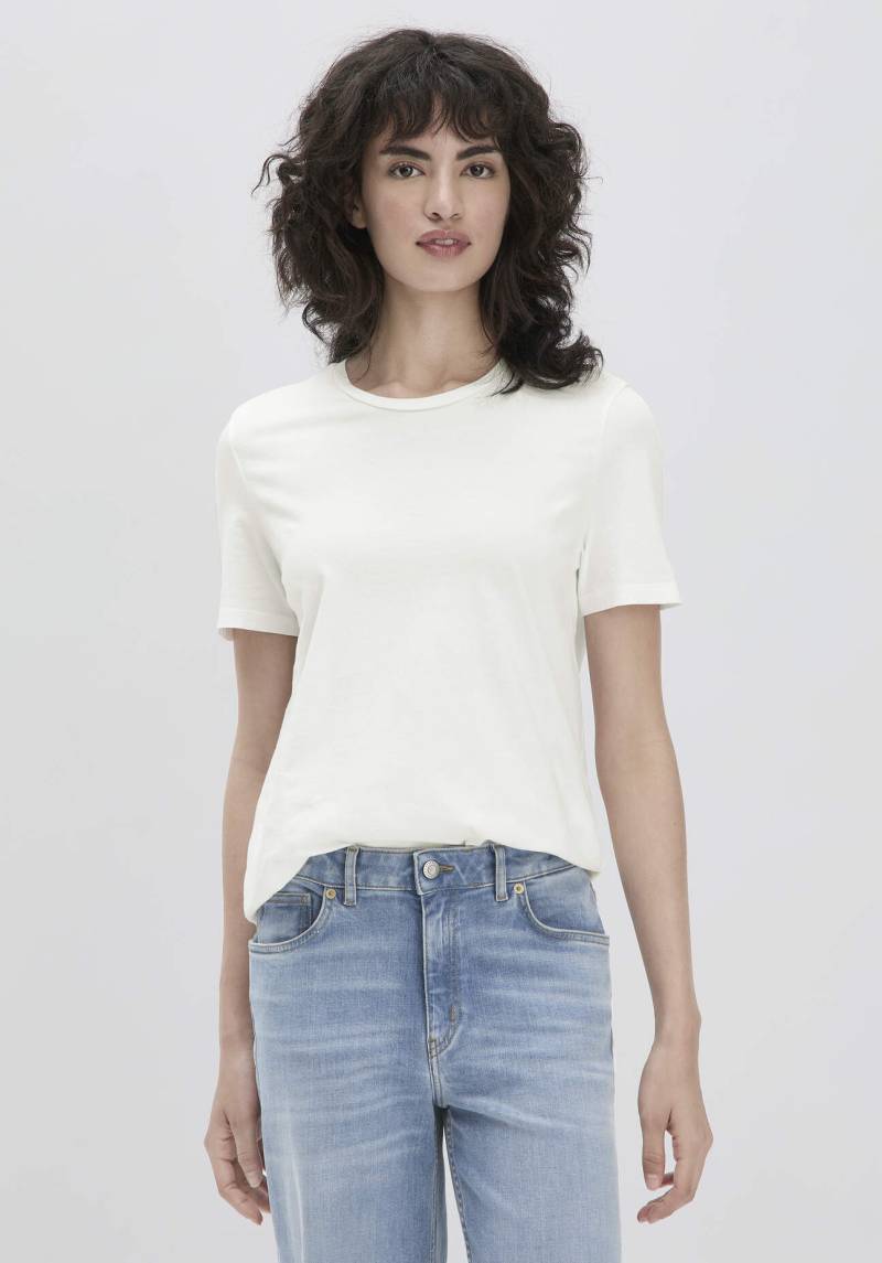 hessnatur Damen T-Shirt Regular aus Bio-Baumwolle - weiß Grösse40 von hessnatur
