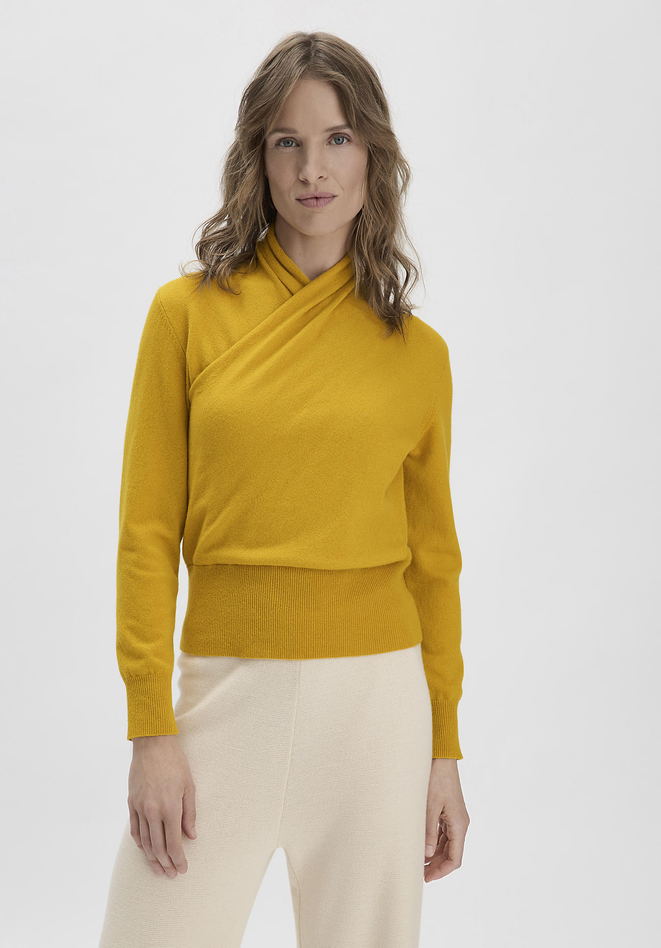 hessnatur Damen WUNDERKIND × HESSNATUR Pullover Regular aus Bio-Merinowolle mit Kaschmir - braun Grösse34 von hessnatur