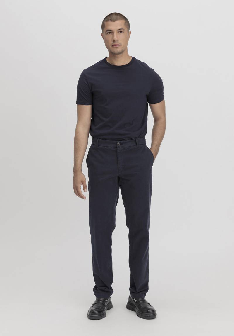 hessnatur Herren Chino LENN Regular aus Bio-Baumwolle - blau Grösse30/32 von hessnatur