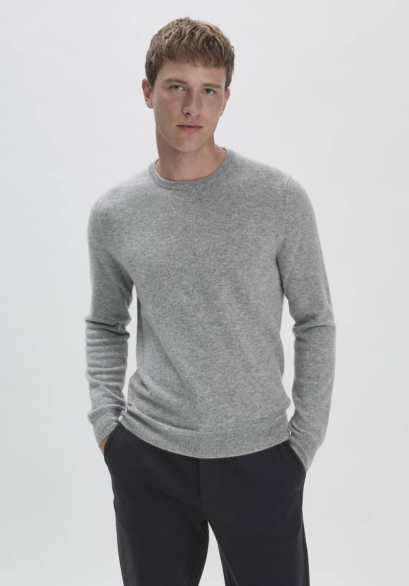 hessnatur Herren FTC × HESSNATUR Pullover Regular aus Kaschmir - grau Grösse54 von hessnatur