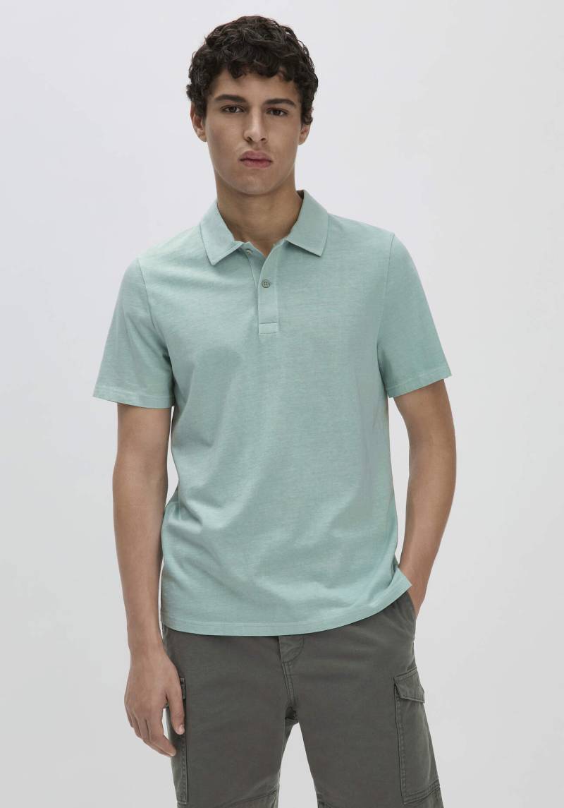 hessnatur Herren Polo Regular aus Bio-Baumwolle - grün Grösse46 von hessnatur
