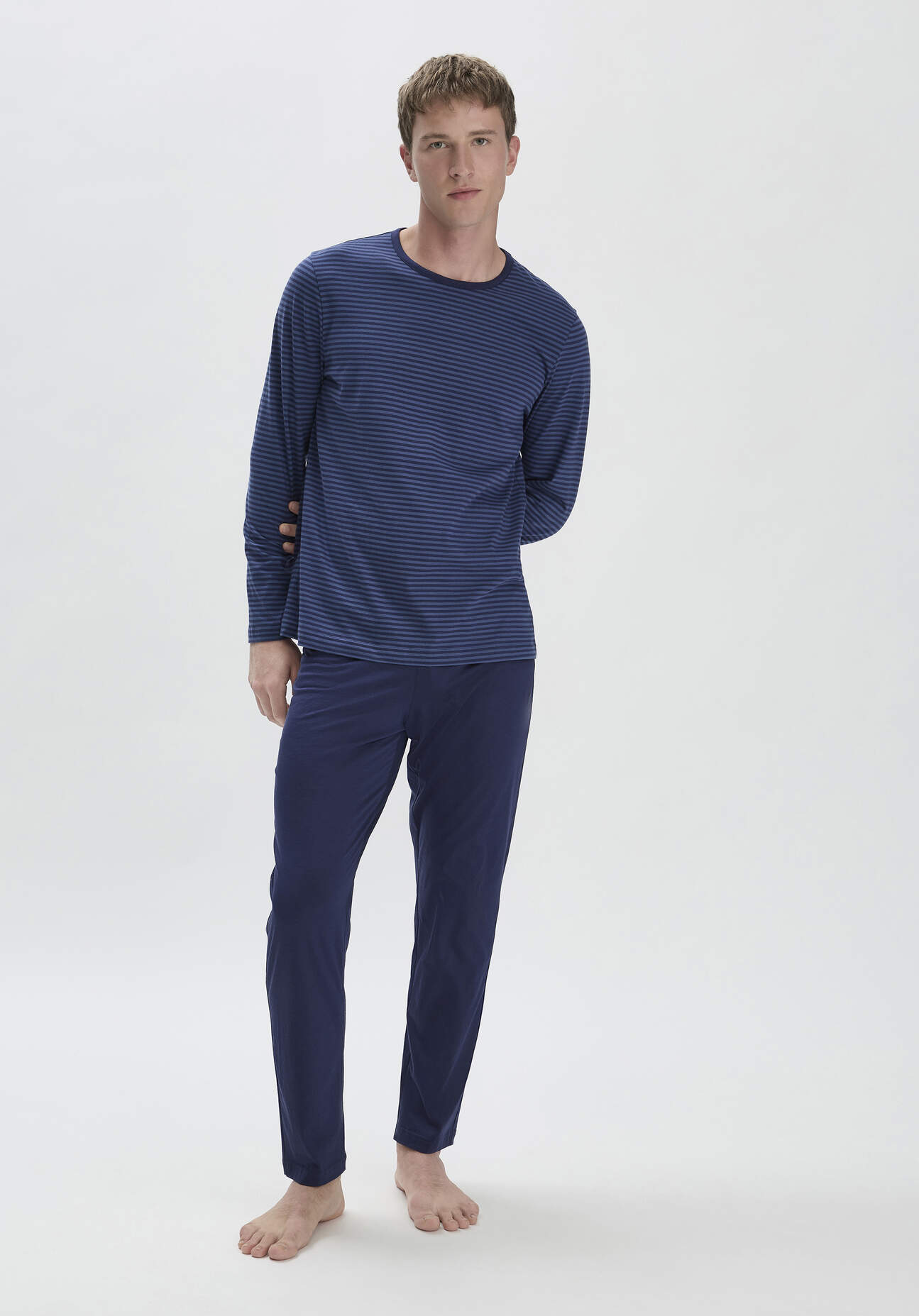 hessnatur Herren Pyjama Relaxed PURE COTTON - blau Grösse48 hessnatur Herren Pyjama Relaxed PURE COTTON - blau Grösse48 von hessnatur