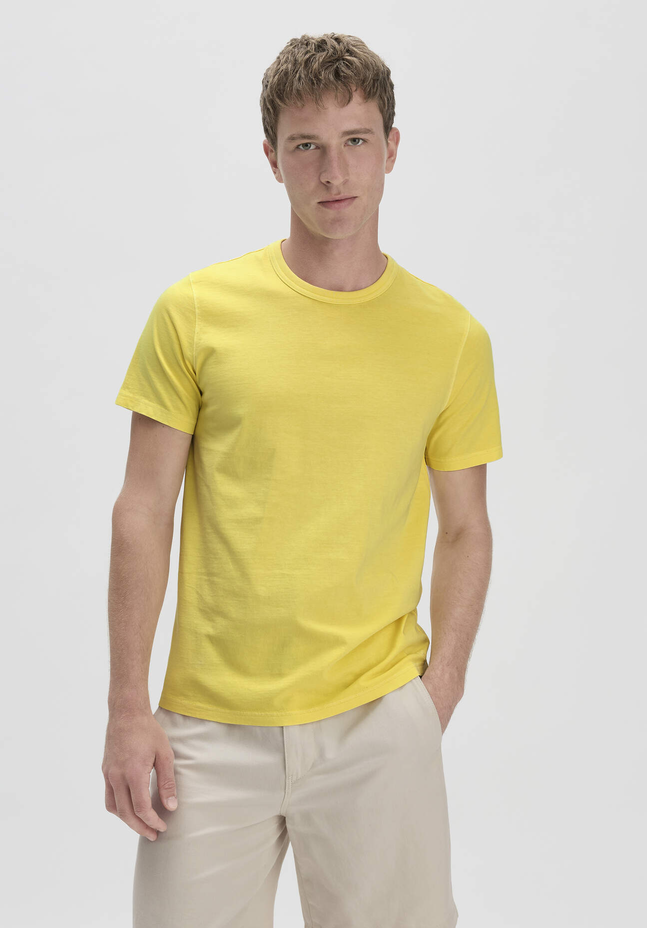 hessnatur Herren Shirt Regular aus Bio-Baumwolle - gelb Grösse52 hessnatur Herren Shirt Regular aus Bio-Baumwolle - gelb Grösse52 von hessnatur