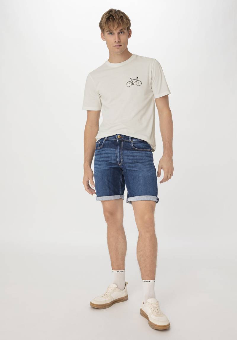 hessnatur Herren Shorts BEN Regular Straight aus Bio-Denim - blau Grösse46 von hessnatur