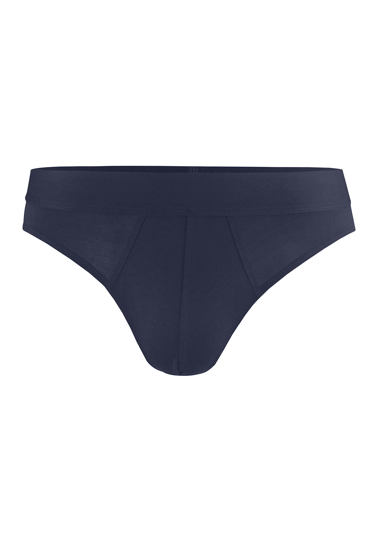 hessnatur Herren Slip Regular Cut COTTON MIX aus Bio-Baumwolle - blau Grösse4 = 46 von hessnatur