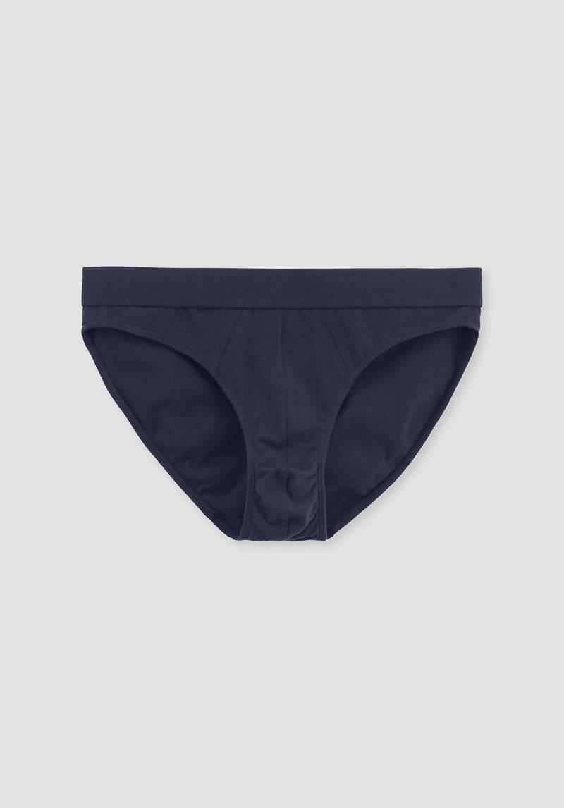 hessnatur Herren Slip Regular Cut COTTON MIX aus Bio-Baumwolle - blau Grösse4 = 46 von hessnatur