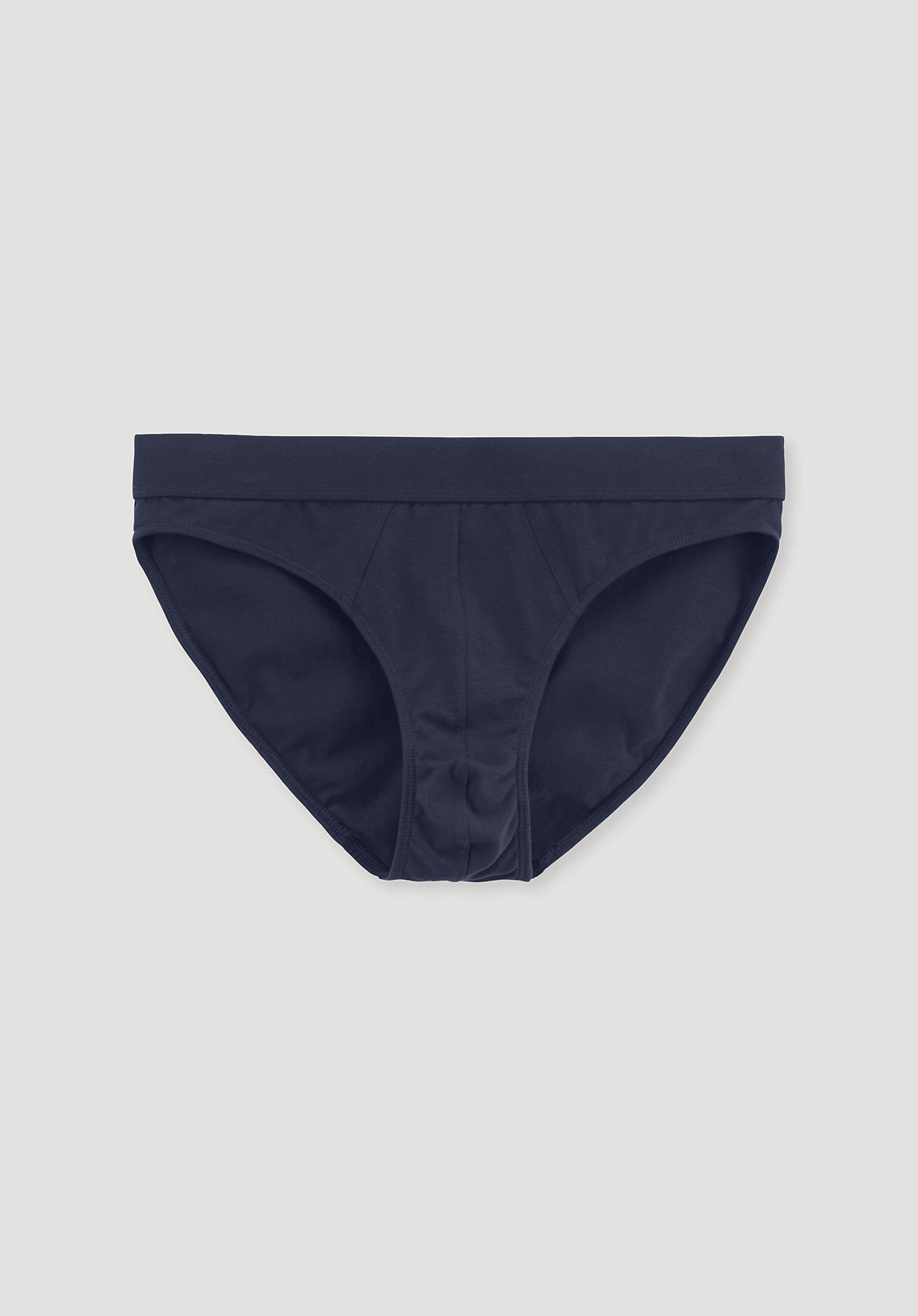 hessnatur Herren Slip Regular Cut COTTON MIX aus Bio-Baumwolle - blau Grösse5 = 48 von hessnatur