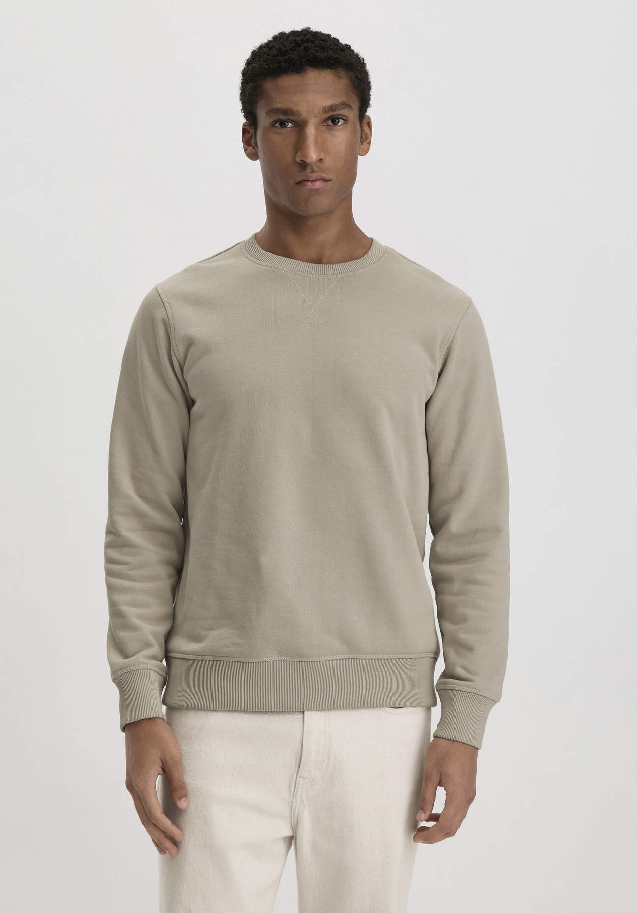hessnatur Herren Sweatshirt Regular aus Bio-Baumwolle - beige Grösse56 hessnatur Herren Sweatshirt Regular aus Bio-Baumwolle - beige Grösse56 von hessnatur
