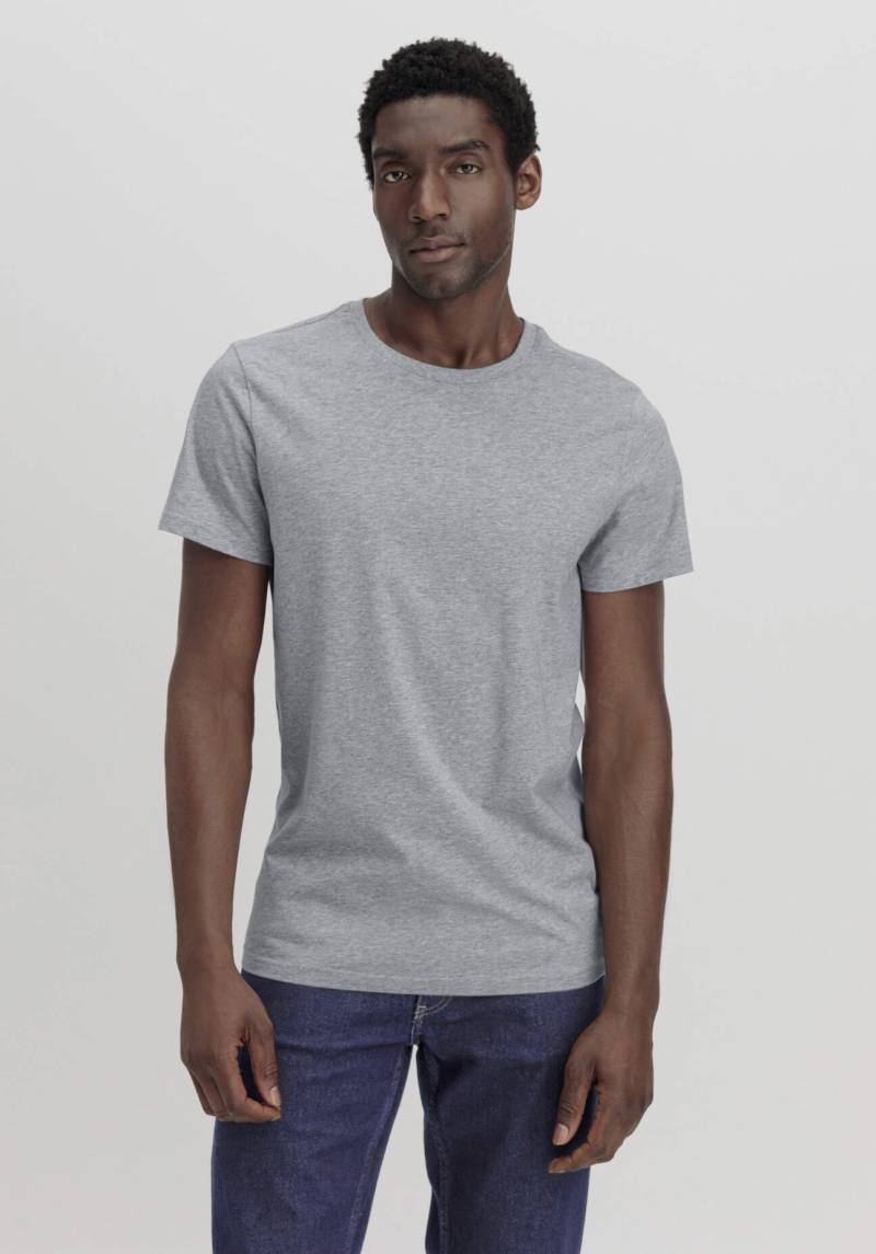 hessnatur Herren T-Shirt Regular aus Bio-Baumwolle - grau Grösse56 von hessnatur