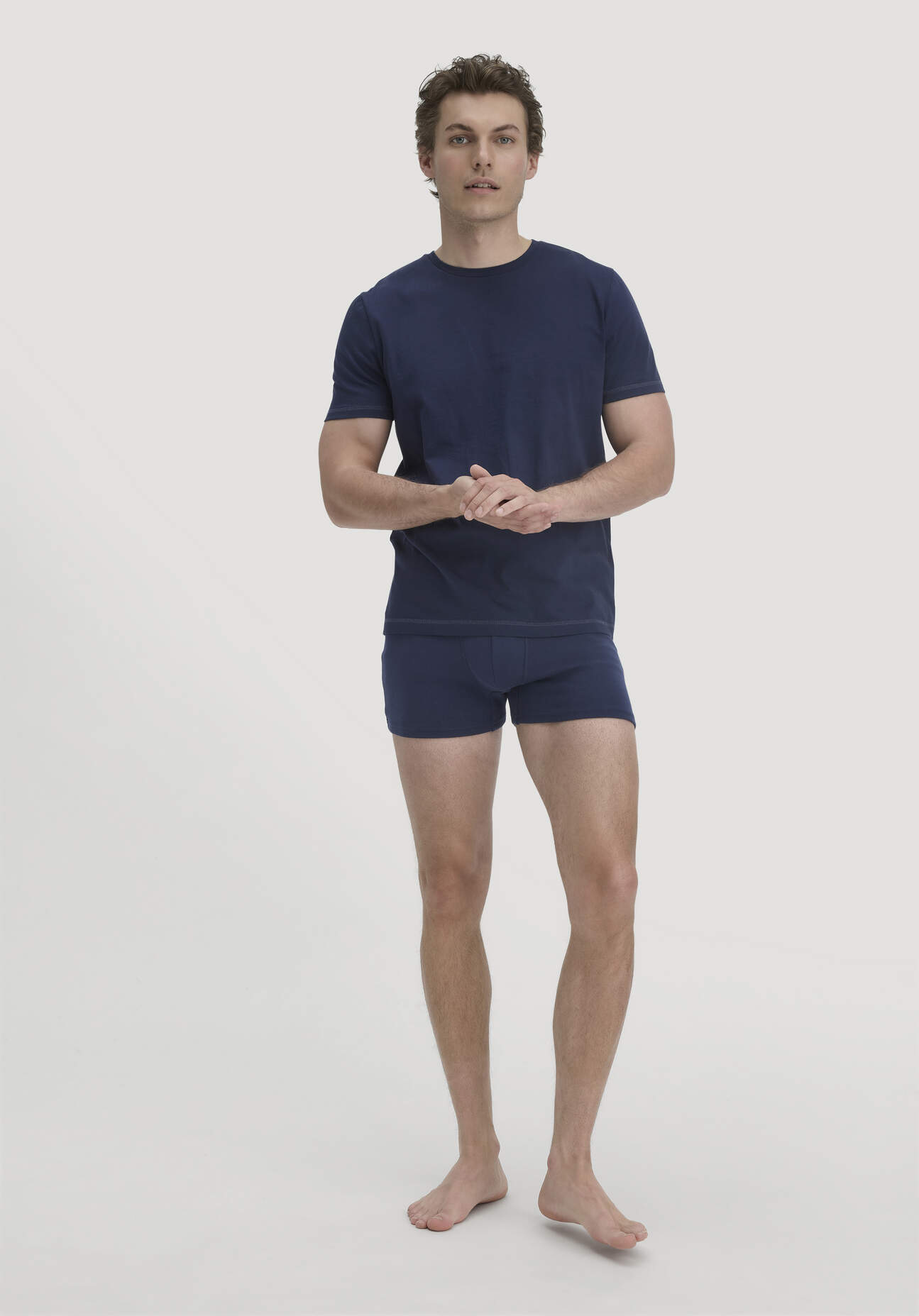 hessnatur Herren T-Shirt Relaxed PURE COTTON - blau Grösse50 hessnatur Herren T-Shirt Relaxed PURE COTTON - blau Grösse50 von hessnatur