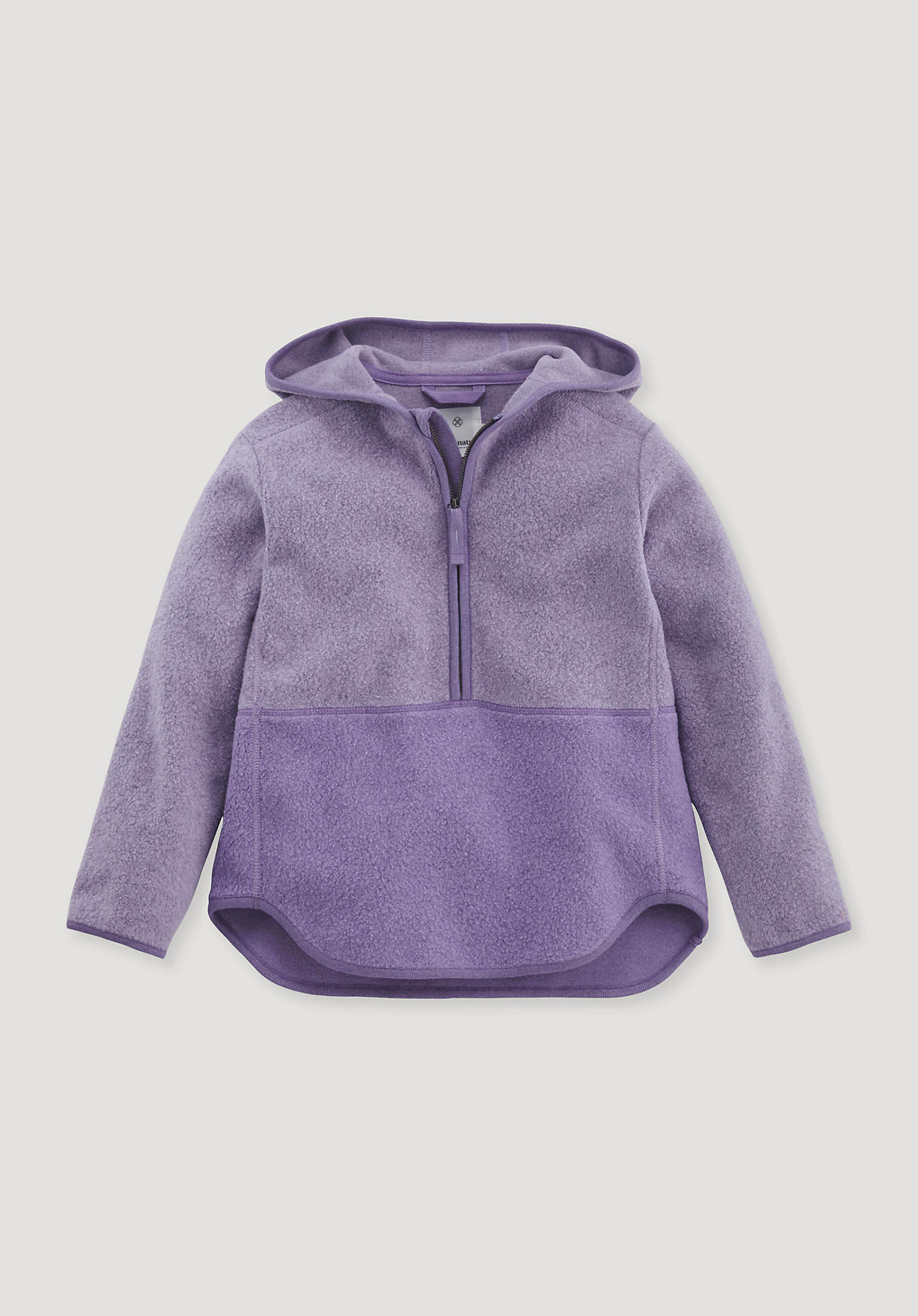 hessnatur Kinder Fleece-Troyer Regular BetterRecycling aus Bio-Baumwolle - lila Grösse110/116 von hessnatur