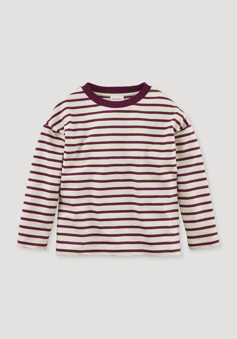 hessnatur Kinder Leichtes Sweatshirt Relaxed aus Bio-Baumwolle - lila Grösse134/140 von hessnatur