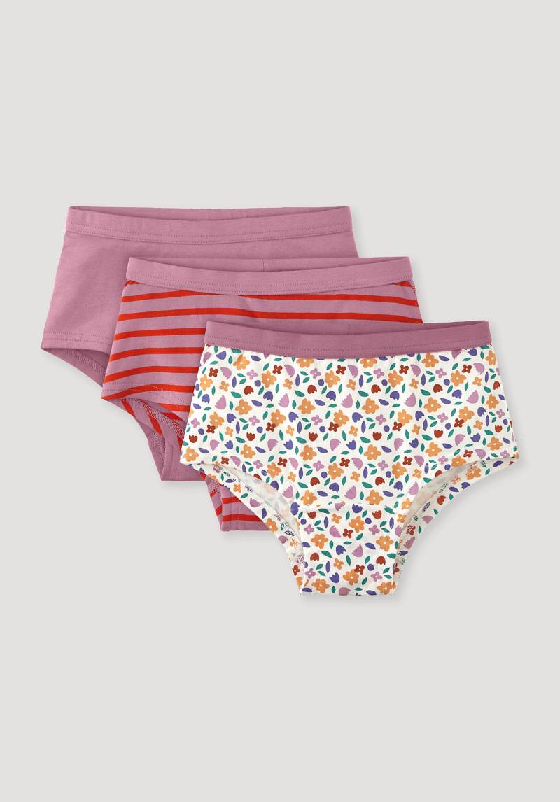 hessnatur Kinder Mädchen Panty Regular Cut aus Bio-Baumwolle - rosa Grösse110/116 von hessnatur