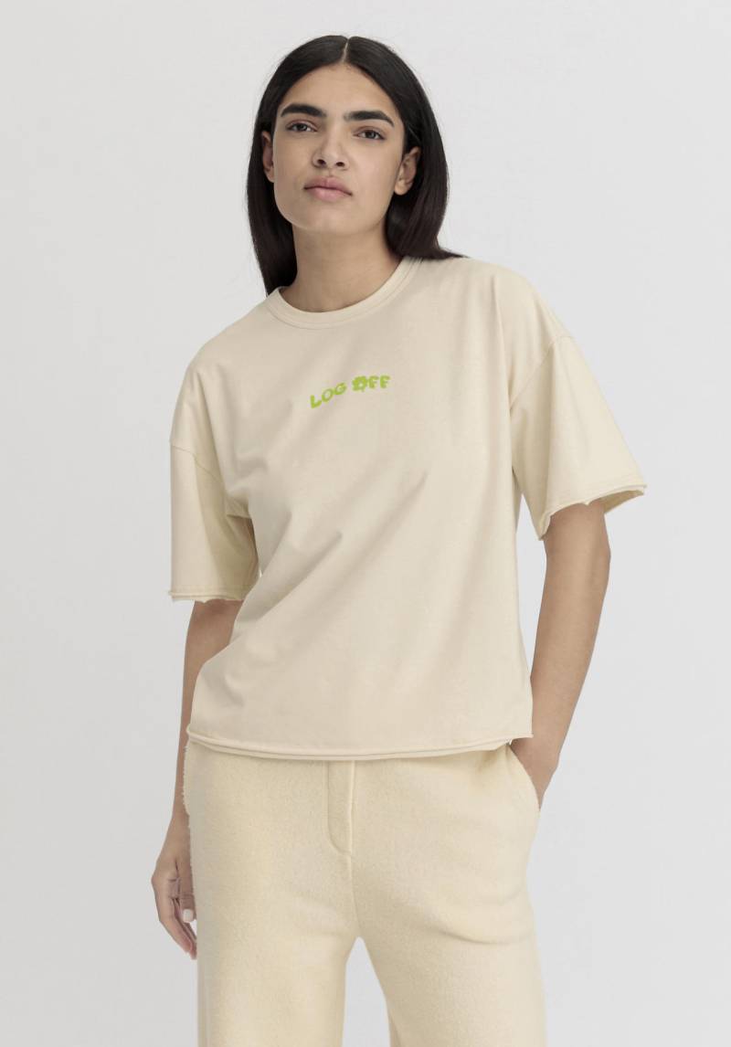 hessnatur Loungewear Shirt Relaxed ACTIVE LIGHT aus Bio-Baumwolle - naturfarben GrösseM von hessnatur