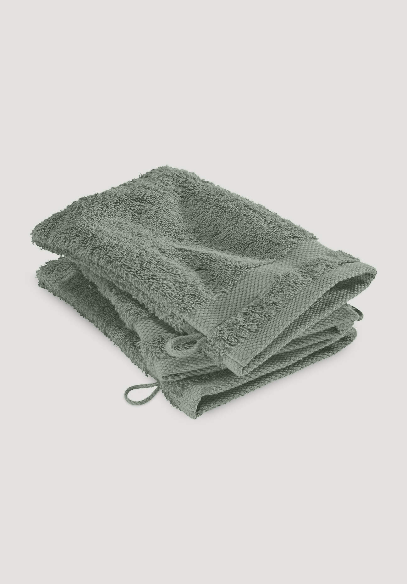 hessnatur Waschhandschuh aus Bio-Baumwolle - grün Grösse15x20 cm hessnatur Waschhandschuh aus Bio-Baumwolle - grün Grösse15x20 cm von hessnatur
