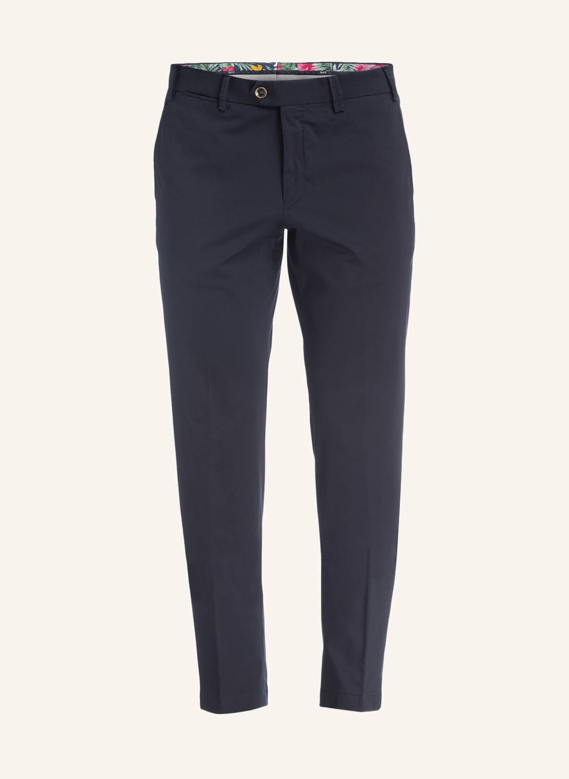 Hiltl Chino Peaker S Contemporary Fit blau von hiltl