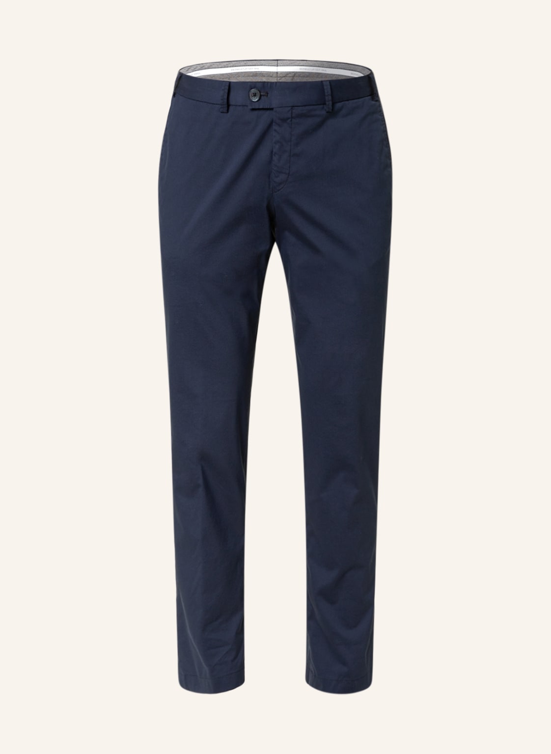 Hiltl Chino Slim Straight Fit blau von hiltl