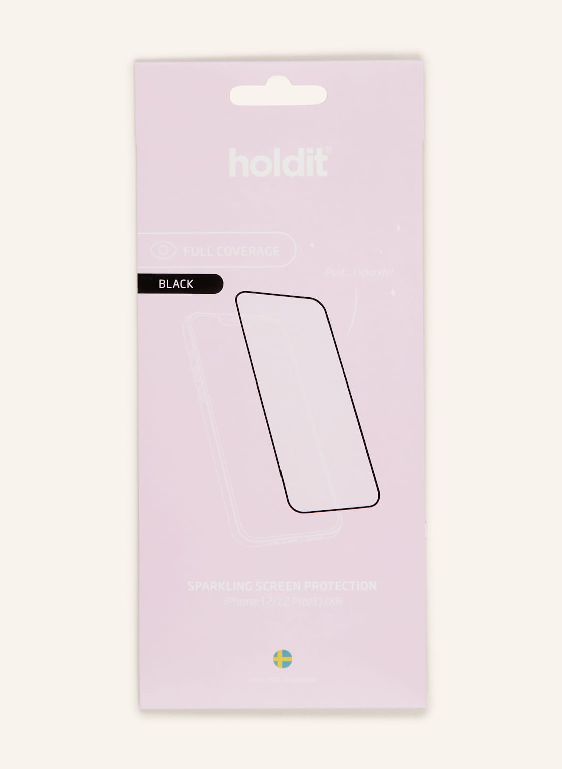 Holdit Smartphone-Bildschirmschutz schwarz von holdit