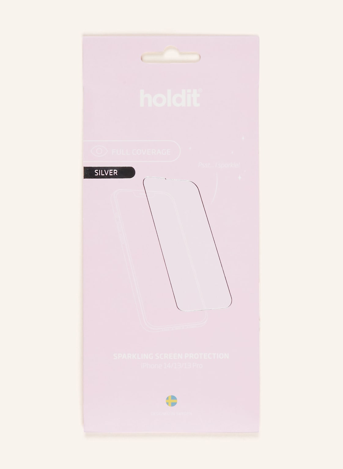 Holdit Smartphone-Bildschirmschutz silber von holdit